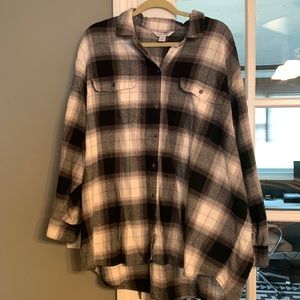 Old navy 3x boyfriend shirt plaid